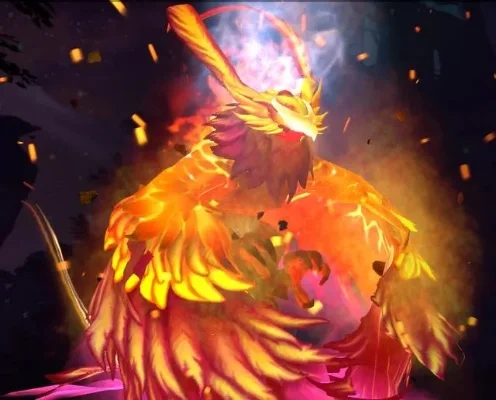 DOTA2凤凰伤害输出技巧全解析：技能加点、出装与团战策略