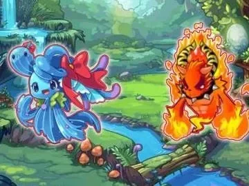 洛克王国火系挑战攻略：水系宠物克制，技能倍伤，轻松拿徽章